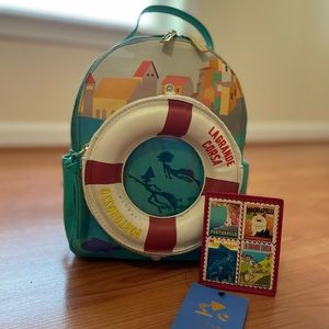 Luca mini backpack and matching card holder